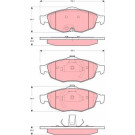 TRW | Bremsbelagsatz, Scheibenbremse | GDB4125 TRW | Bremsbelagsatz, Scheibenbremse | GDB4125