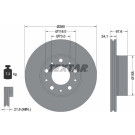 Textar | Bremsscheibe | 92275105