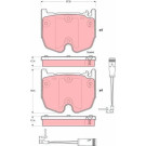 TRW | Bremsbelagsatz, Scheibenbremse | GDB1599 TRW | Bremsbelagsatz, Scheibenbremse | GDB1599