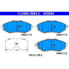 ATE | Bremsbelagsatz, Scheibenbremse | 13.0460-5694.2 ATE | Bremsbelagsatz, Scheibenbremse | 13.0460-5694.2