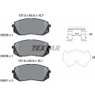 Textar | Bremsbelagsatz, Scheibenbremse | 2520504