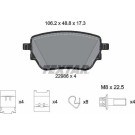 Textar | Bremsbelagsatz, Scheibenbremse | 2298601