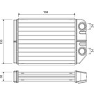 Valeo | Wärmetauscher, Innenraumheizung | 811575