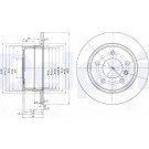 Delphi | Bremsscheibe | BG3040