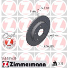 Zimmermann | Bremsscheibe | 540.5316.20