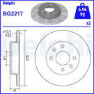 Delphi | Bremsscheibe | BG2217