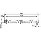 BOSCH | Bremsschlauch | 1 987 481 572