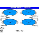 ATE | Bremsbelagsatz, Scheibenbremse | 13.0460-3856.2 ATE | Bremsbelagsatz, Scheibenbremse | 13.0460-3856.2