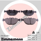Zimmermann | Bremsbelagsatz, Scheibenbremse | 23448.210.1 Zimmermann | Bremsbelagsatz, Scheibenbremse | 23448.210.1