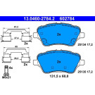 ATE | Bremsbelagsatz, Scheibenbremse | 13.0460-2784.2 ATE | Bremsbelagsatz, Scheibenbremse | 13.0460-2784.2