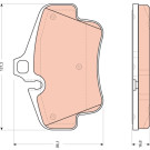 TRW | Bremsbelagsatz, Scheibenbremse | GDB1758 TRW | Bremsbelagsatz, Scheibenbremse | GDB1758