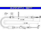 ATE | Seilzug, Feststellbremse | 24.3727-0777.2