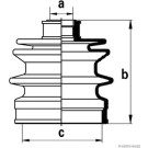 Herth+Buss Jakoparts | Faltenbalgsatz, Antriebswelle | J2863003