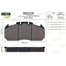 Valeo | Bremsbelagsatz, Scheibenbremse | 882226 Valeo | Bremsbelagsatz, Scheibenbremse | 882226