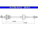 ATE | Seilzug, Kupplungsbetätigung | 24.3728-1014.2