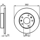 BOSCH | Bremsscheibe | 0 986 478 991