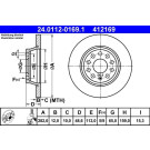 ATE | Bremsscheibe | 24.0112-0169.1