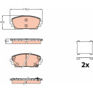 TRW | Bremsbelagsatz, Scheibenbremse | GDB2160 TRW | Bremsbelagsatz, Scheibenbremse | GDB2160
