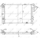 NRF | Kühler, Motorkühlung | 513508A