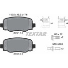 Textar | Bremsbelagsatz, Scheibenbremse | 2573401 Textar | Bremsbelagsatz, Scheibenbremse | 2573401