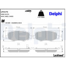 Delphi | Bremsbelagsatz, Scheibenbremse | LP2172 Delphi | Bremsbelagsatz, Scheibenbremse | LP2172