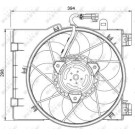 NRF | Lüfter, Motorkühlung | 47063