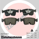 Zimmermann | Bremsbelagsatz, Scheibenbremse | 26677.170.1