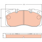 TRW | Bremsbelagsatz, Scheibenbremse | GDB5068 TRW | Bremsbelagsatz, Scheibenbremse | GDB5068