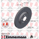 Zimmermann | Bremsscheibe | 400.5524.30