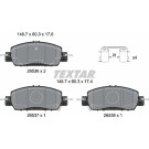 Textar | Bremsbelagsatz, Scheibenbremse | 2653601 Textar | Bremsbelagsatz, Scheibenbremse | 2653601