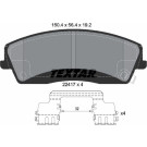 Textar | Bremsbelagsatz, Scheibenbremse | 2241701 Textar | Bremsbelagsatz, Scheibenbremse | 2241701