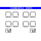ATE | Zubehörsatz, Scheibenbremsbelag | 13.0460-0513.2