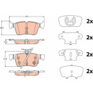 TRW | Bremsbelagsatz, Scheibenbremse | GDB2115