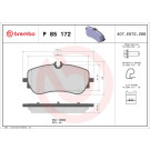 Brembo | Bremsbelagsatz, Scheibenbremse | P 85 172