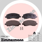 Zimmermann | Bremsbelagsatz, Scheibenbremse | 23584.160.1 Zimmermann | Bremsbelagsatz, Scheibenbremse | 23584.160.1