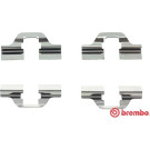 Brembo | Zubehörsatz, Scheibenbremsbelag | A 02 205