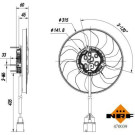 NRF | Lüfter, Motorkühlung | 470039