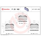Brembo | Bremsbelagsatz, Scheibenbremse | P 23 182 Brembo | Bremsbelagsatz, Scheibenbremse | P 23 182
