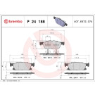 Brembo | Bremsbelagsatz, Scheibenbremse | P 24 188