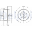 Delphi | Bremsscheibe | BG2594