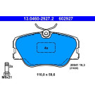 ATE | Bremsbelagsatz, Scheibenbremse | 13.0460-2927.2 ATE | Bremsbelagsatz, Scheibenbremse | 13.0460-2927.2