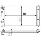 Mahle | Kühler, Motorkühlung | CR 394 000S