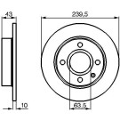 BOSCH | Bremsscheibe | 0 986 478 501