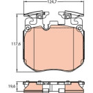 TRW | Bremsbelagsatz, Scheibenbremse | GDB2147 TRW | Bremsbelagsatz, Scheibenbremse | GDB2147