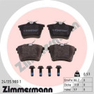 Zimmermann | Bremsbelagsatz, Scheibenbremse | 24135.980.1 Zimmermann | Bremsbelagsatz, Scheibenbremse | 24135.980.1