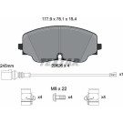 Textar | Bremsbelagsatz, Scheibenbremse | 2062601 Textar | Bremsbelagsatz, Scheibenbremse | 2062601