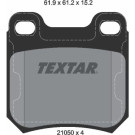 Textar | Bremsbelagsatz, Scheibenbremse | 2105002 Textar | Bremsbelagsatz, Scheibenbremse | 2105002