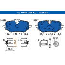 ATE | Bremsbelagsatz, Scheibenbremse | 13.0460-2664.2 ATE | Bremsbelagsatz, Scheibenbremse | 13.0460-2664.2
