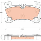 TRW | Bremsbelagsatz, Scheibenbremse | GDB1775 TRW | Bremsbelagsatz, Scheibenbremse | GDB1775