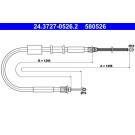 ATE | Seilzug, Feststellbremse | 24.3727-0526.2